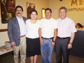 Gualberto Reyes Garc�a, Luz Mart�nez, Leonardo Rodr�guez y David Penchyna Grub. 