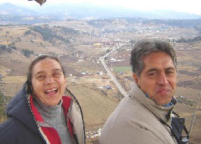 Nicandro y Yola...expertos en deportes extremos ahhh, que pareja